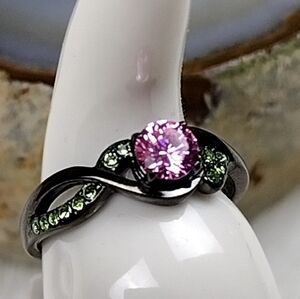 Stainless Steel Rose Vine Ring Hypoallergenic Jewelry